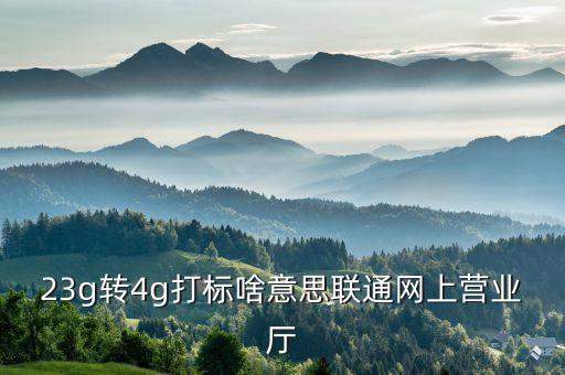 4g固網(wǎng)打標(biāo)什么意思，請(qǐng)問聯(lián)通4G固網(wǎng)打標(biāo)這是什么意思今天上午去營業(yè)廳變更了套餐