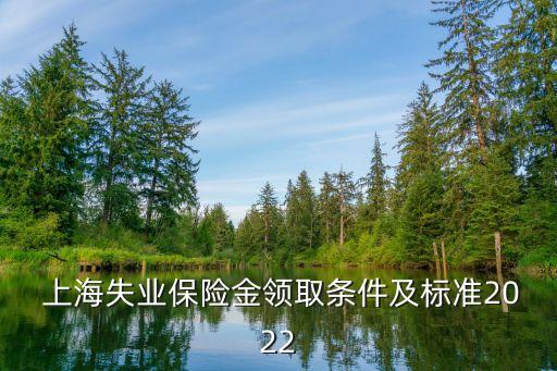  上海失業(yè)保險(xiǎn)金領(lǐng)取條件及標(biāo)準(zhǔn)2022