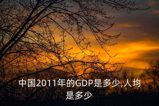 中國2011gdp