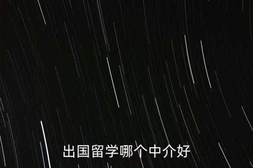 出國留學(xué)哪個中介好