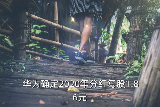  華為確定2020年分紅每股1.86元