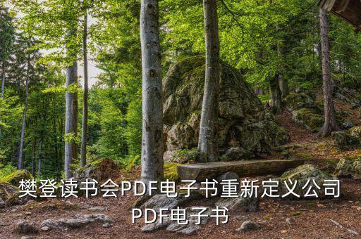 樊登讀書(shū)會(huì)PDF電子書(shū)重新定義公司PDF電子書(shū)