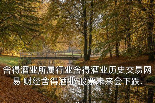 舍得酒業(yè)所屬行業(yè)舍得酒業(yè)歷史交易網(wǎng)易 財(cái)經(jīng)舍得酒業(yè) 股票未來會(huì)下跌...