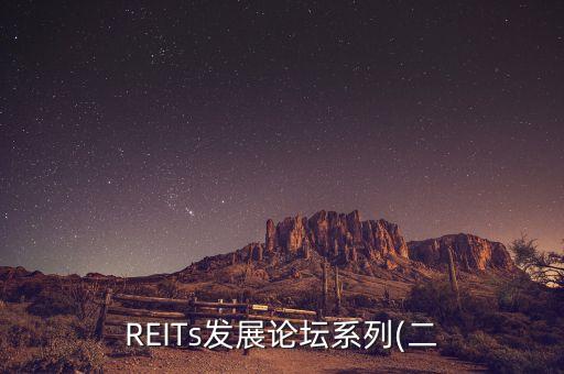 REITs發(fā)展論壇系列(二