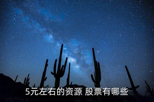 五塊錢(qián)以下的股票有哪些