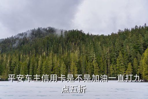 中國平安加油返還