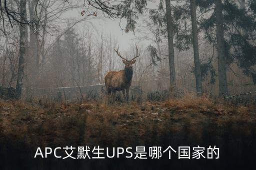 APC艾默生UPS是哪個國家的