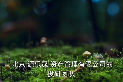  北京 源樂晟 資產管理有限公司的投研團隊