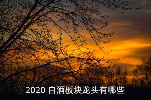 2020 白酒板塊龍頭有哪些