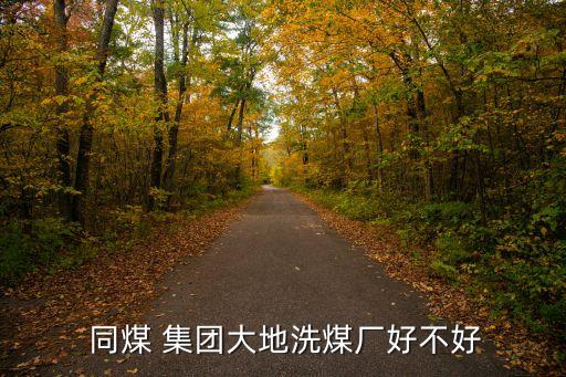  同煤 集團(tuán)大地洗煤廠好不好