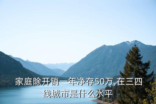  家庭除開(kāi)銷(xiāo)一年凈存50萬(wàn),在三四線(xiàn)城市是什么水平