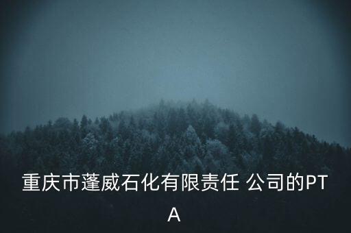 重慶市蓬威石化有限責任 公司的PTA