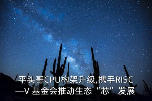 平頭哥CPU構(gòu)架升級,攜手RISC—V 基金會推動生態(tài)“芯”發(fā)展