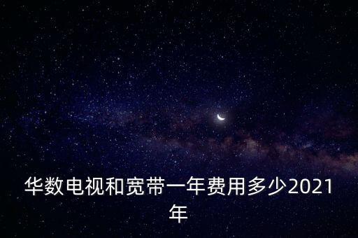 華數(shù)電視和寬帶一年費(fèi)用多少2021年