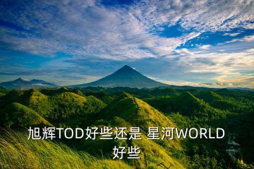 旭輝TOD好些還是 星河WORLD好些