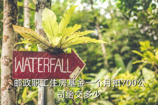  郵政職工住房基金一個(gè)月扣700公司給交多少